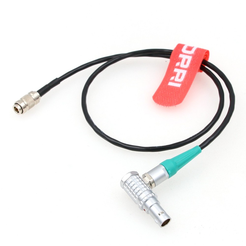 Din to 5-pin Right angled Time code Input cable for ARRI Alexa/Red Epic Camera