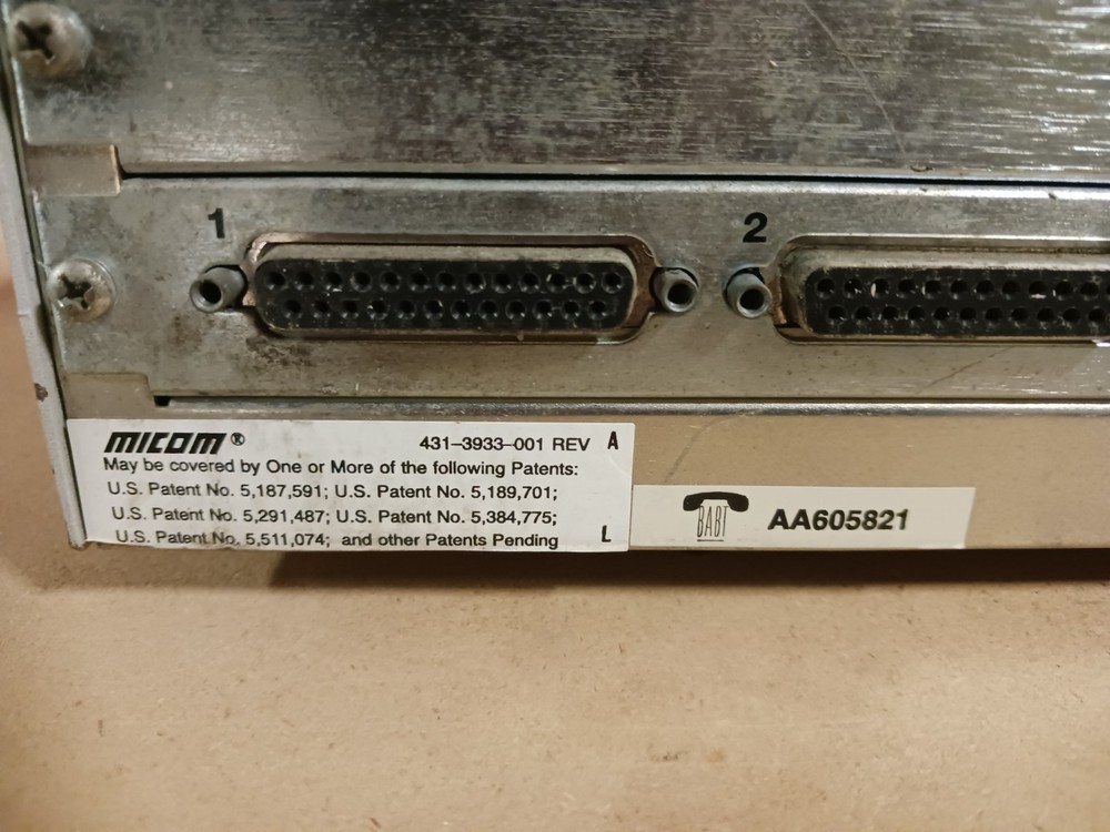 Micom Marathon 2K 5002B/BABT with 2K Integration Multiplexer FlashPak