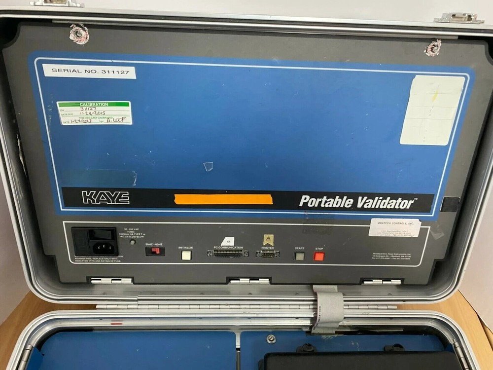 Kaye Portable Validator Portable Briefcase Thermal Validator unit going to Croat