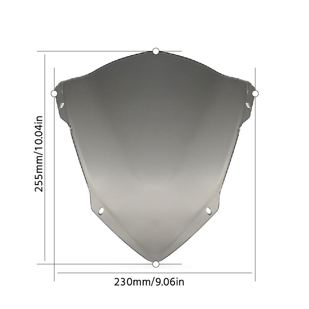 Windscreen Windshield Wind Shield Screen Protector For KAWASAKI Z125 Pro 17-24