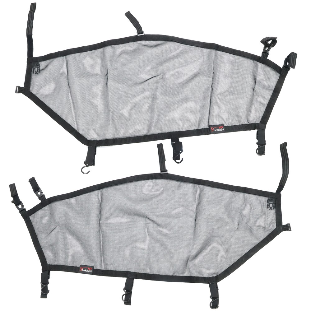 2-Doors Side Windows Nets for 2017+ Maverick X3/ X3 Max Front Upper Door Windows
