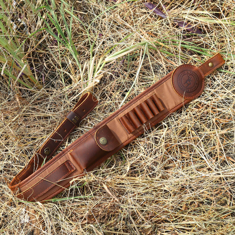 Adjustable Rifle Sling with Swivel - Accessories Pouch & Shooting Rest Loop