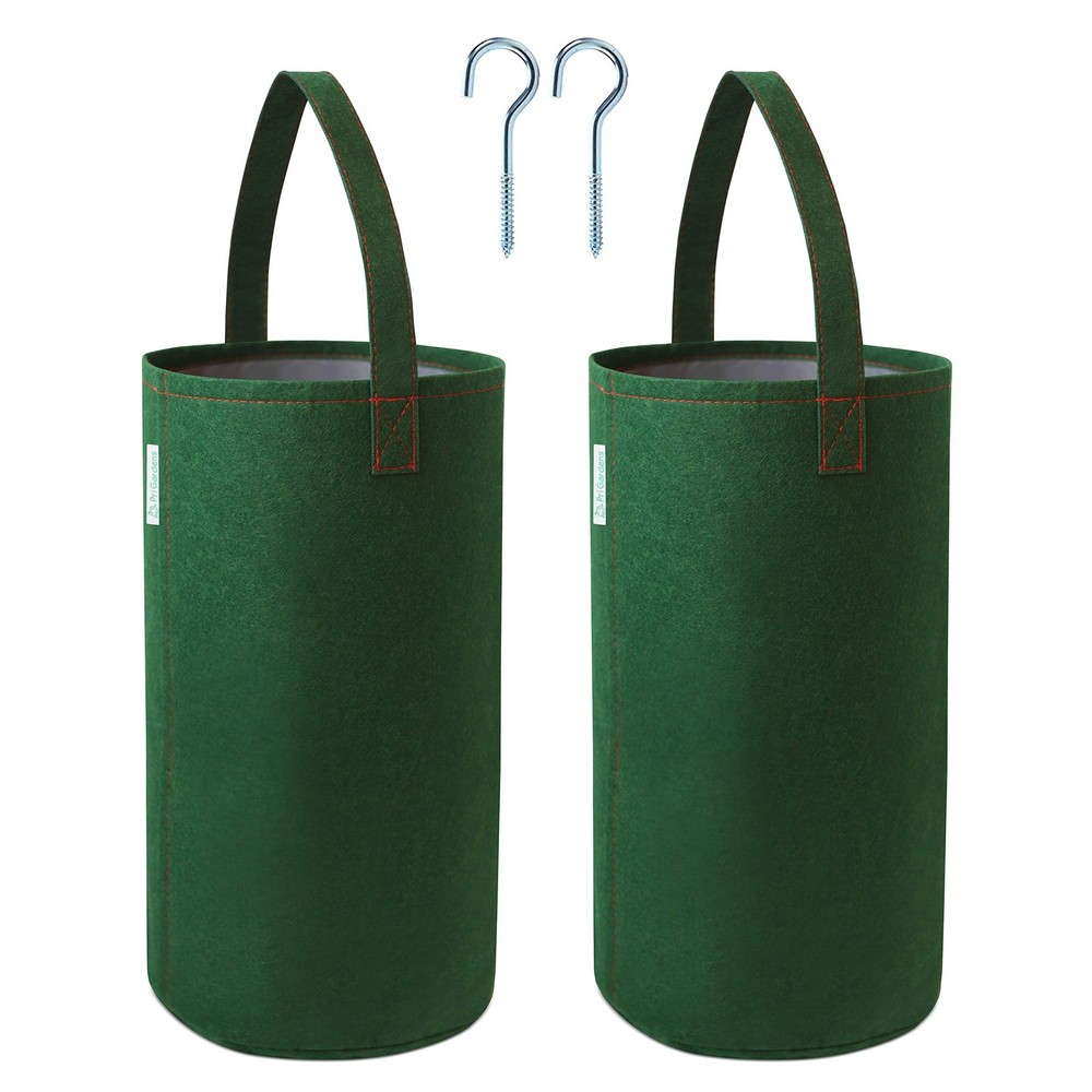 2-Pack Upside Down Tomato Planter Hanging Vegetable Garden Growing System