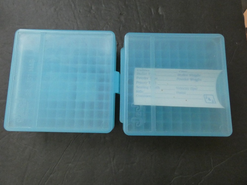PAIR J&J 38 357  AMMO BOX BOXES