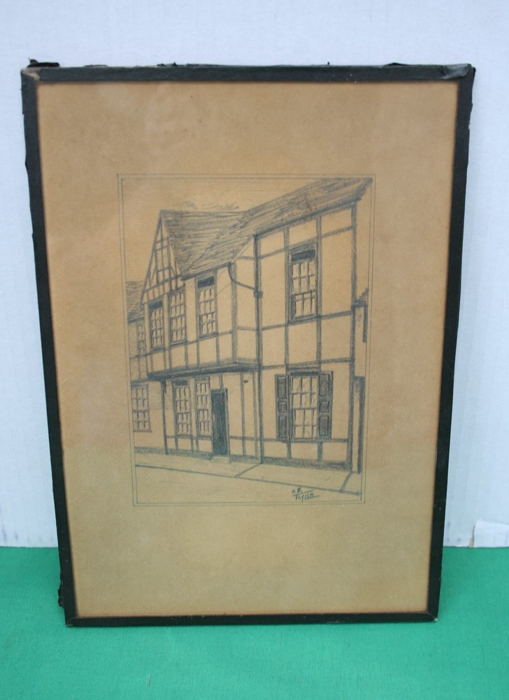 SUDBURY  SUFFOLK  PENCIL DRAWING
