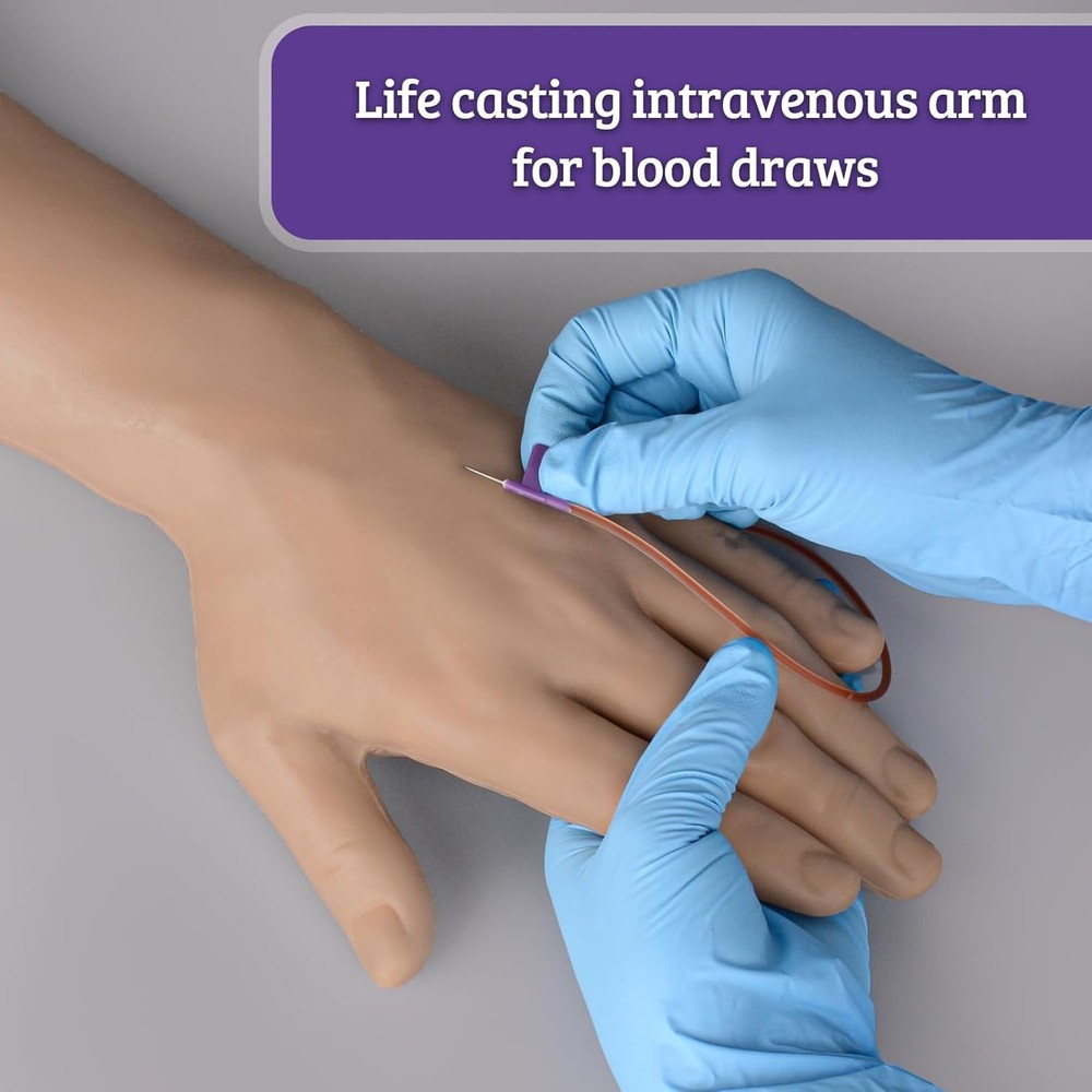 SimCoach Phlebotomy Practice Kit for Injection Training, IV Practice Kit