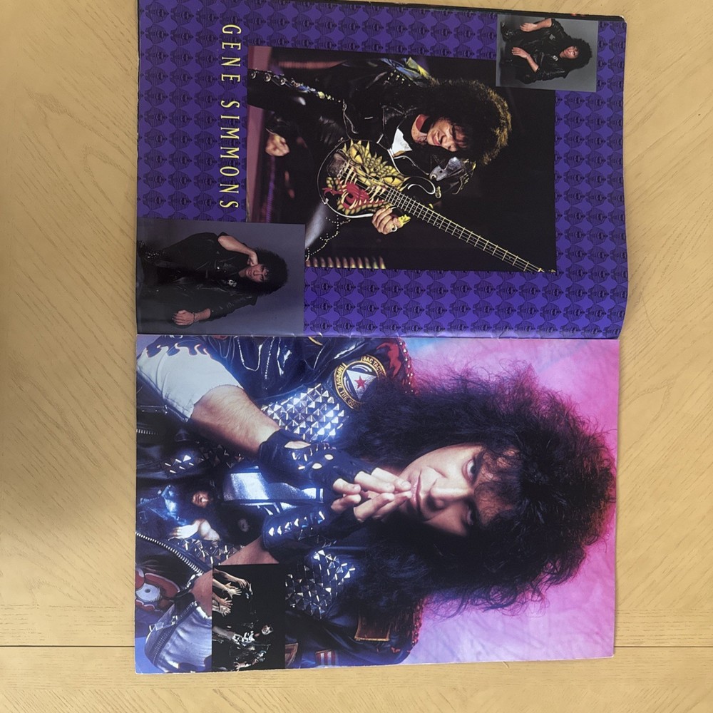 Kiss 1990-91 'Hot in the Shade' Tour Oversized Concert Program Book