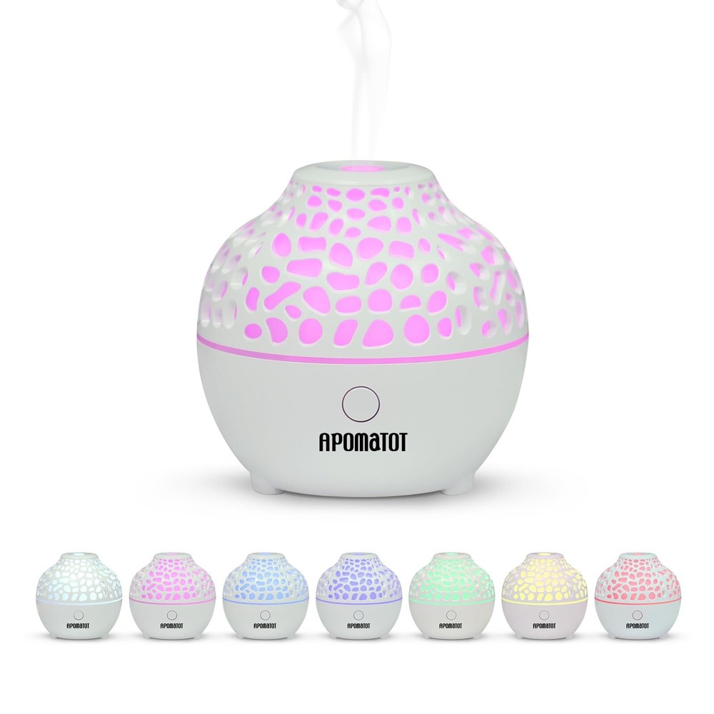 APOMOTOT 2 Pack Essential Oil Diffuser,Mini Portable Aromatherapy D... Fast Ship