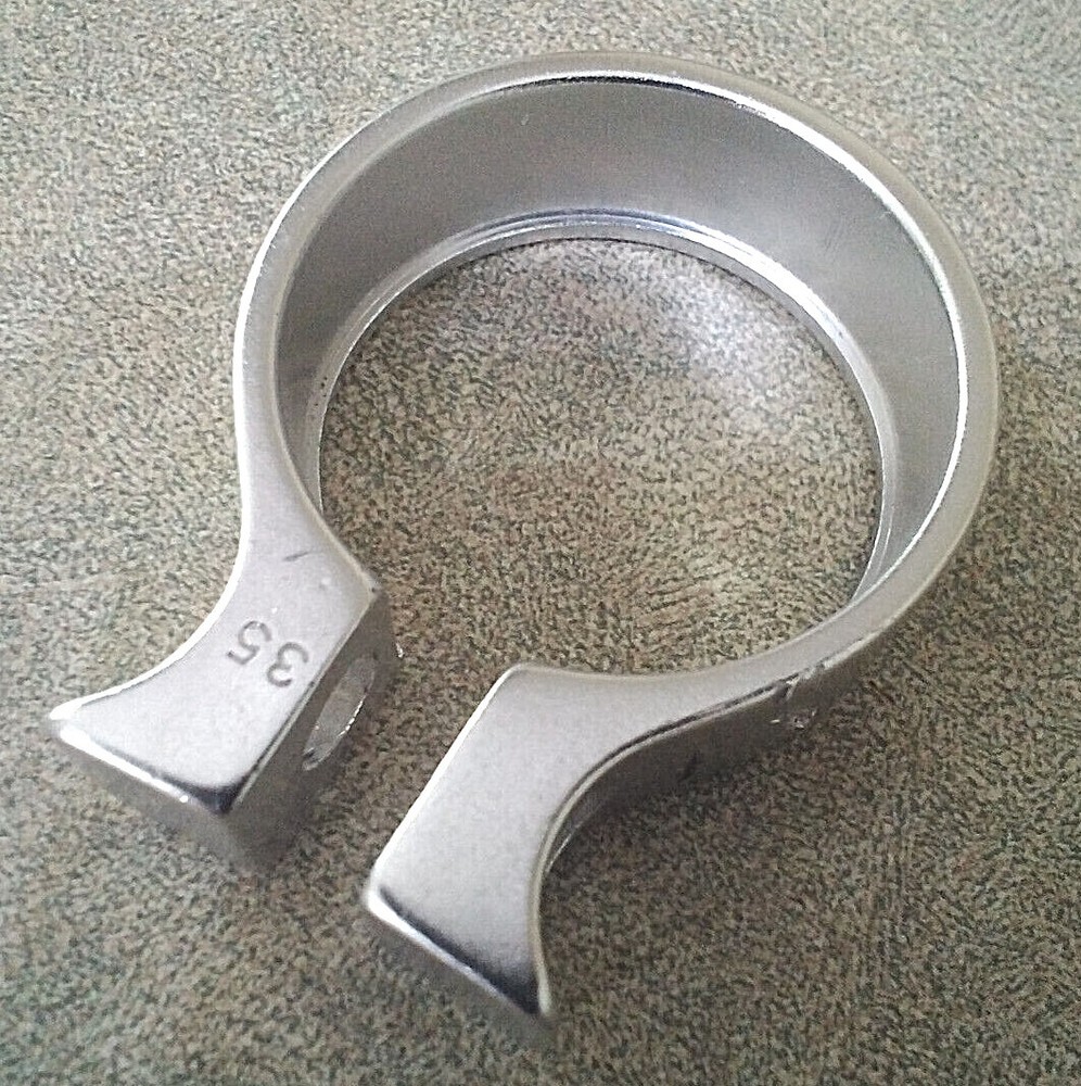 35mm ALLOY SEAT POST CLAMP silver