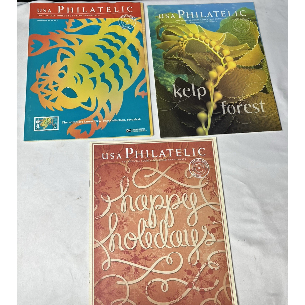 USA Philatelic Stamp Catalog 11 pcs Reference Magazines USPS First Days 2009-11