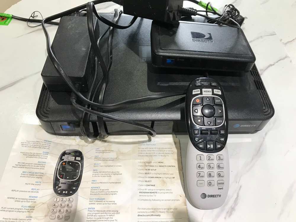 Direct TV Satellite Receiver Cable Box MODEL HR54-500 Bundle