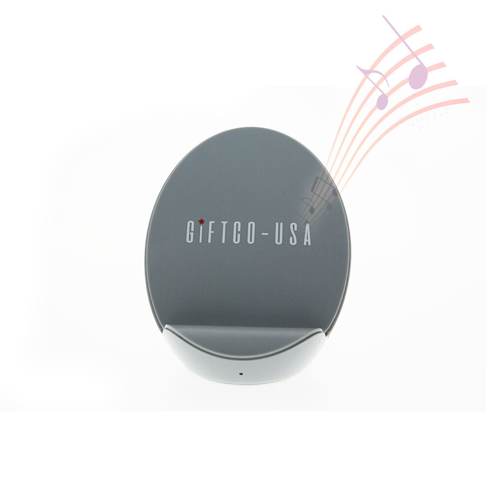 Wireless Qi Fast Charger with Bluetooth Speaker | iPhone Android Samsung 650mAh