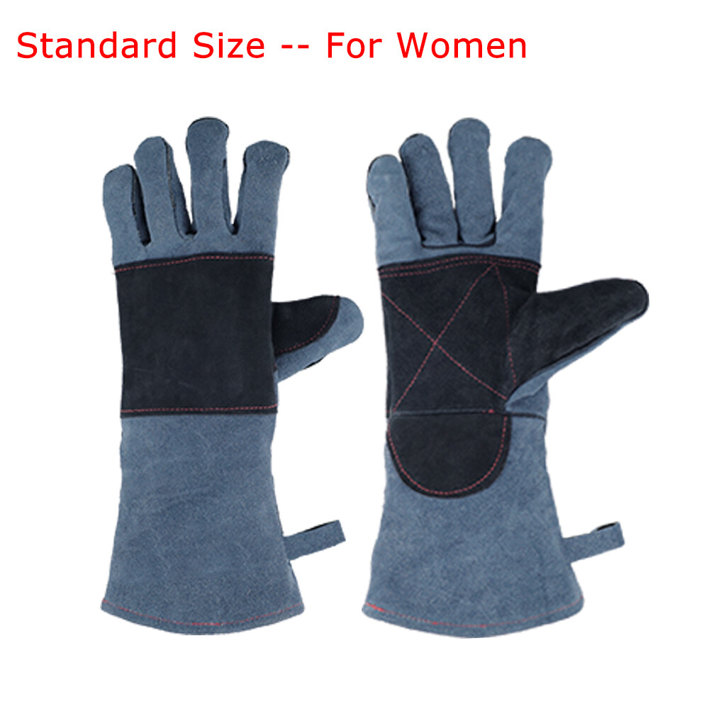 Gardening Gloves Rose Pruning Cactus Puncture Thorn Proof Leather Work Protector