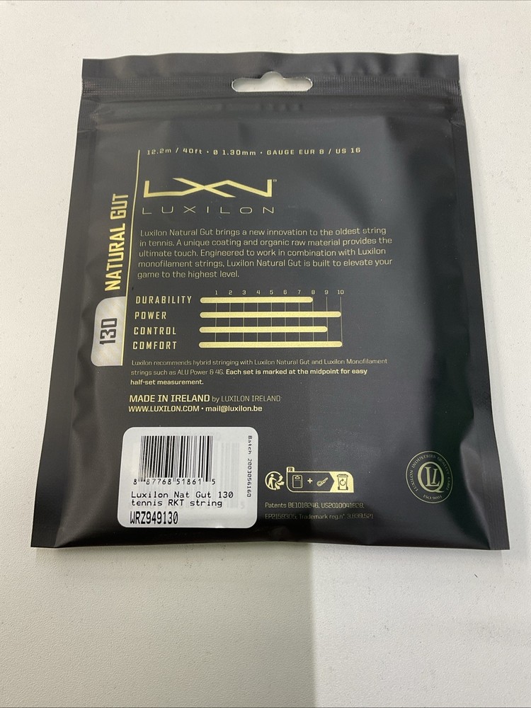 3 Pack Luxilon Natural Gut 130