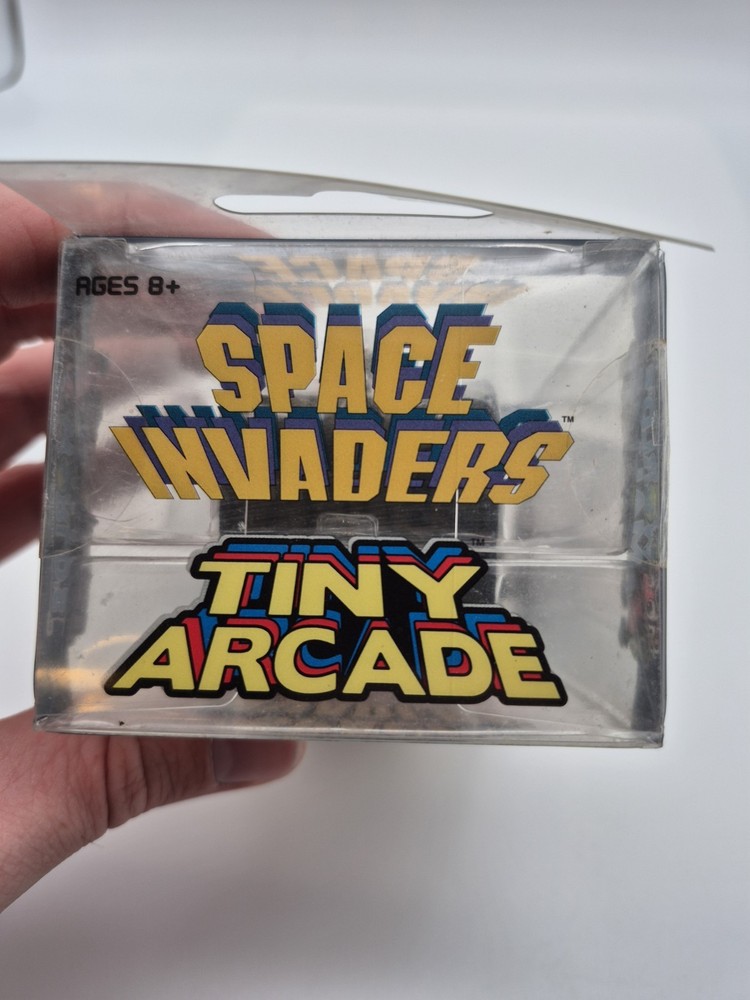World's Smallest Tiny Arcade Space Invaders Miniature Game 2017 New Sealed