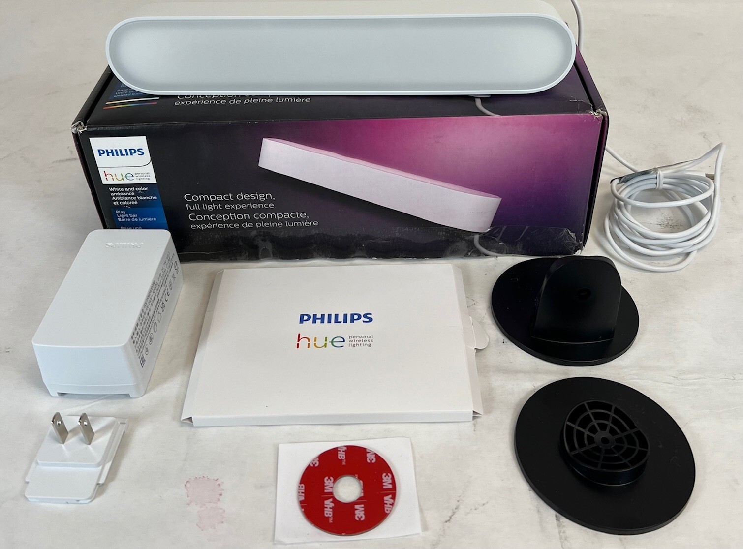 Philips Hue Play Smart LED Bar Light-White & Color Ambiance (Single)- FREE S/H
