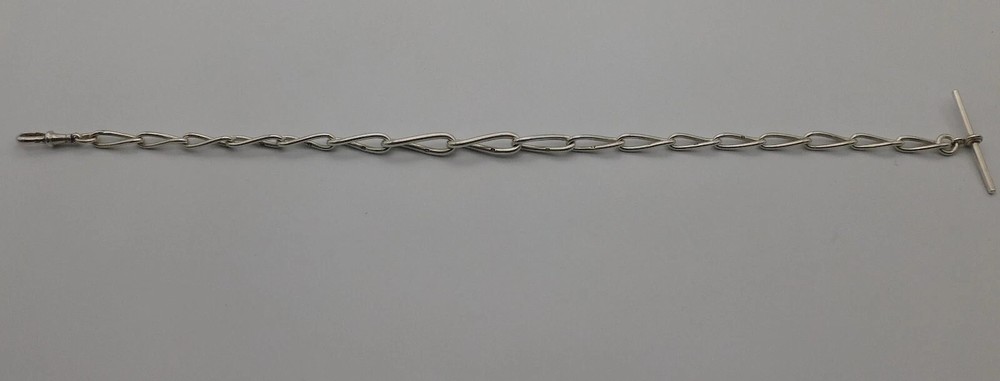 Silver pocket watch chain pocket watch silver chain A116