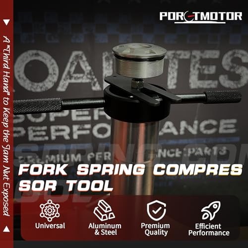 Motorcycle Fork Service Tool Kit, 3PCS Upgrade Fork Oil Level Tool, Spring