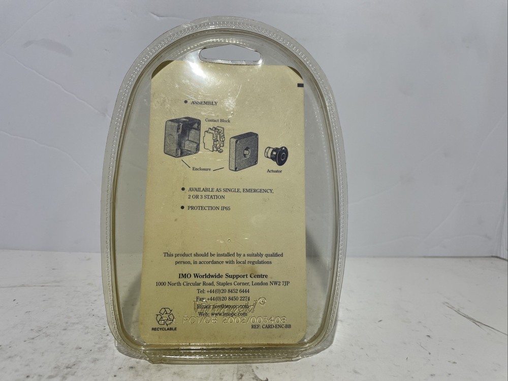 IMO Pacific EN01C Pushbutton enclosure, grey