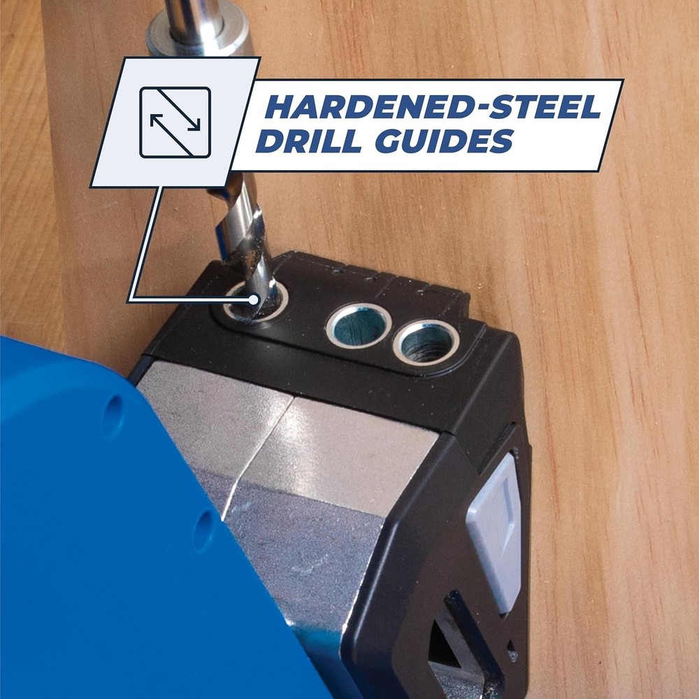 Tool KPHJ720PRO Pocket-Hole Jig 720PRO - Easy Clamping & Adjusting - Includes...