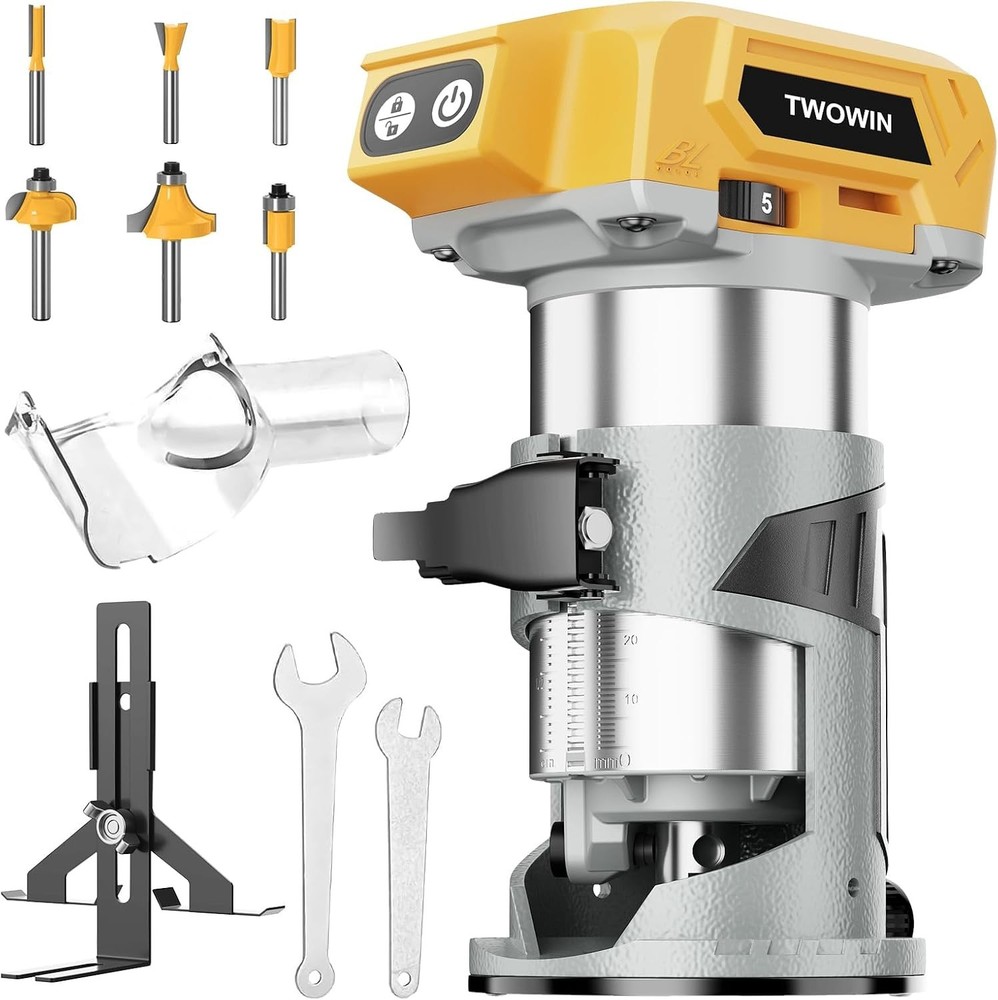 DEWALT 20V MAX Brushless Cordless Compact Router (Tool Only)