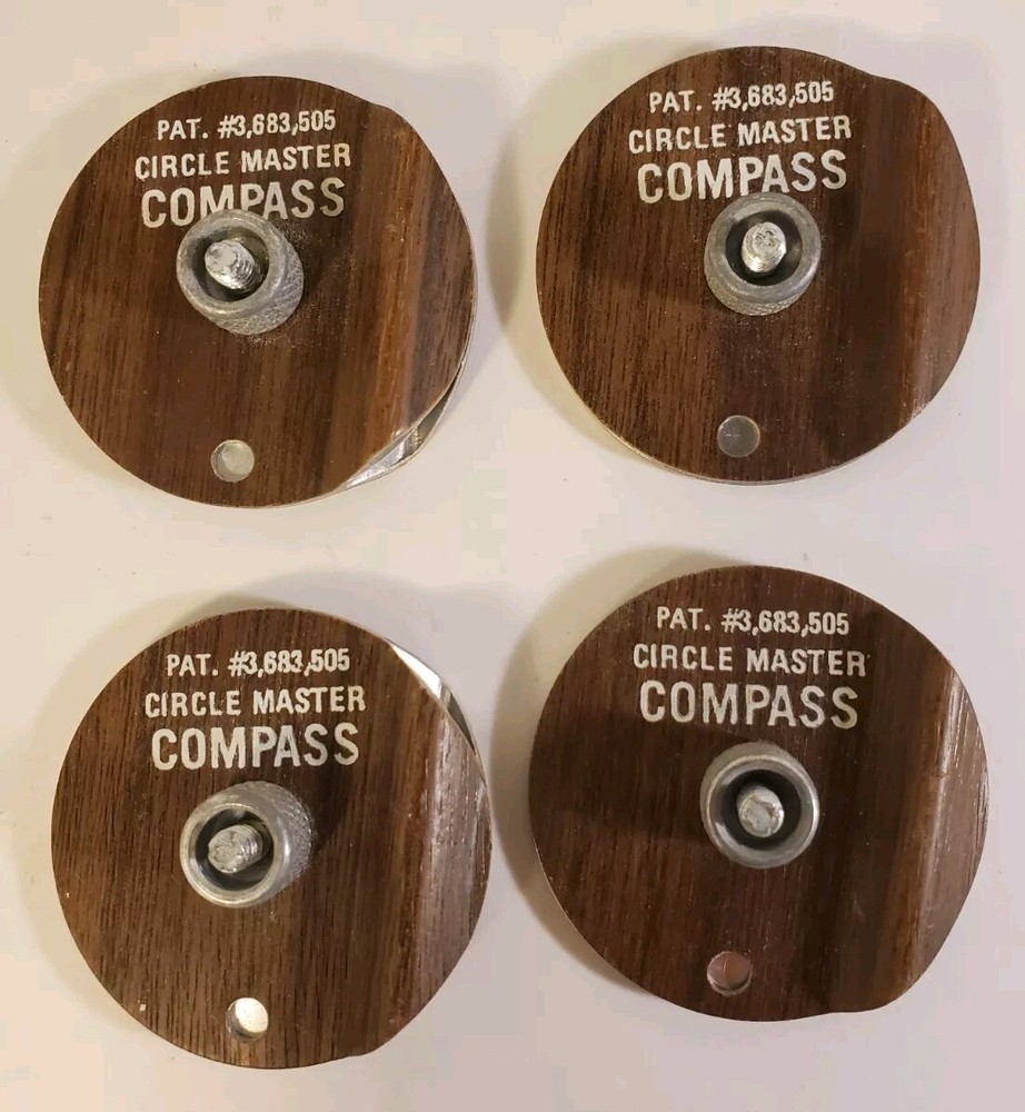 4 Vintage Circle Master Compass Creative Publications Education Drafting Tool