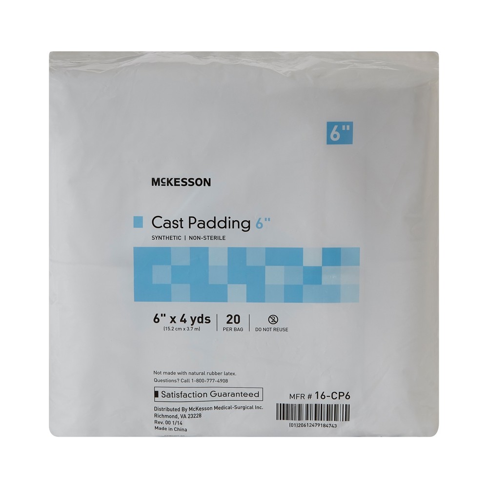 McKesson Cast Padding 6" x 4 Yd Polyester White 16-CP6 20 Ct