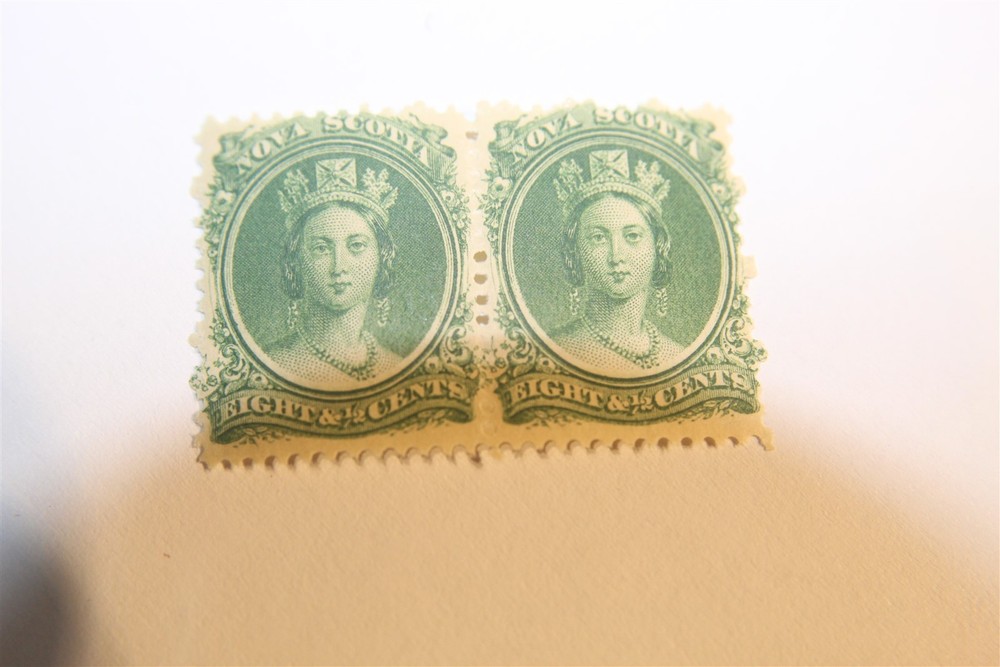 NOVA SCOTIA #11 NH PAIR MINT #2