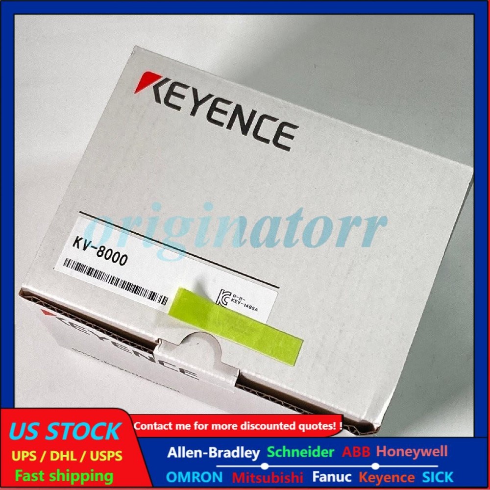 KEYENCE KV-8000 Programmable Controller PLC CPU Unit Module VIP DHL