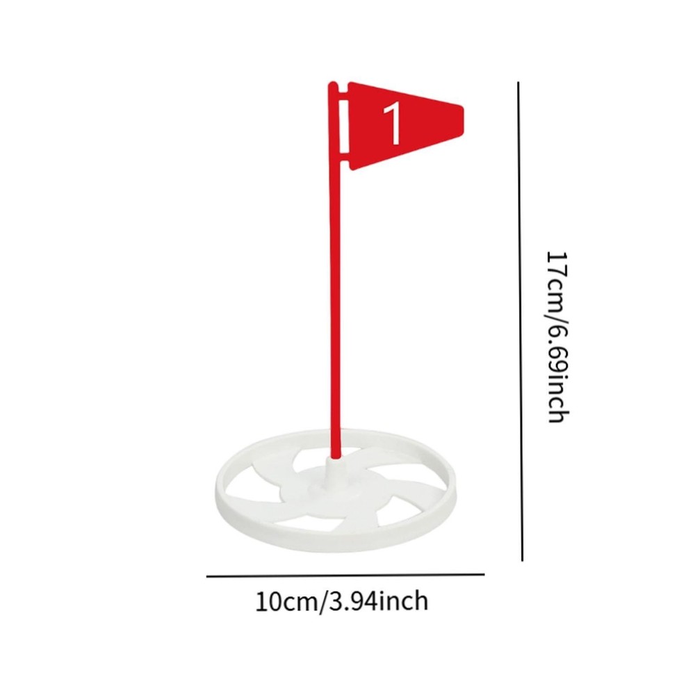 Golf Putting Cup and Flag Practical Golf Hole Cup for Beginner Yard Office