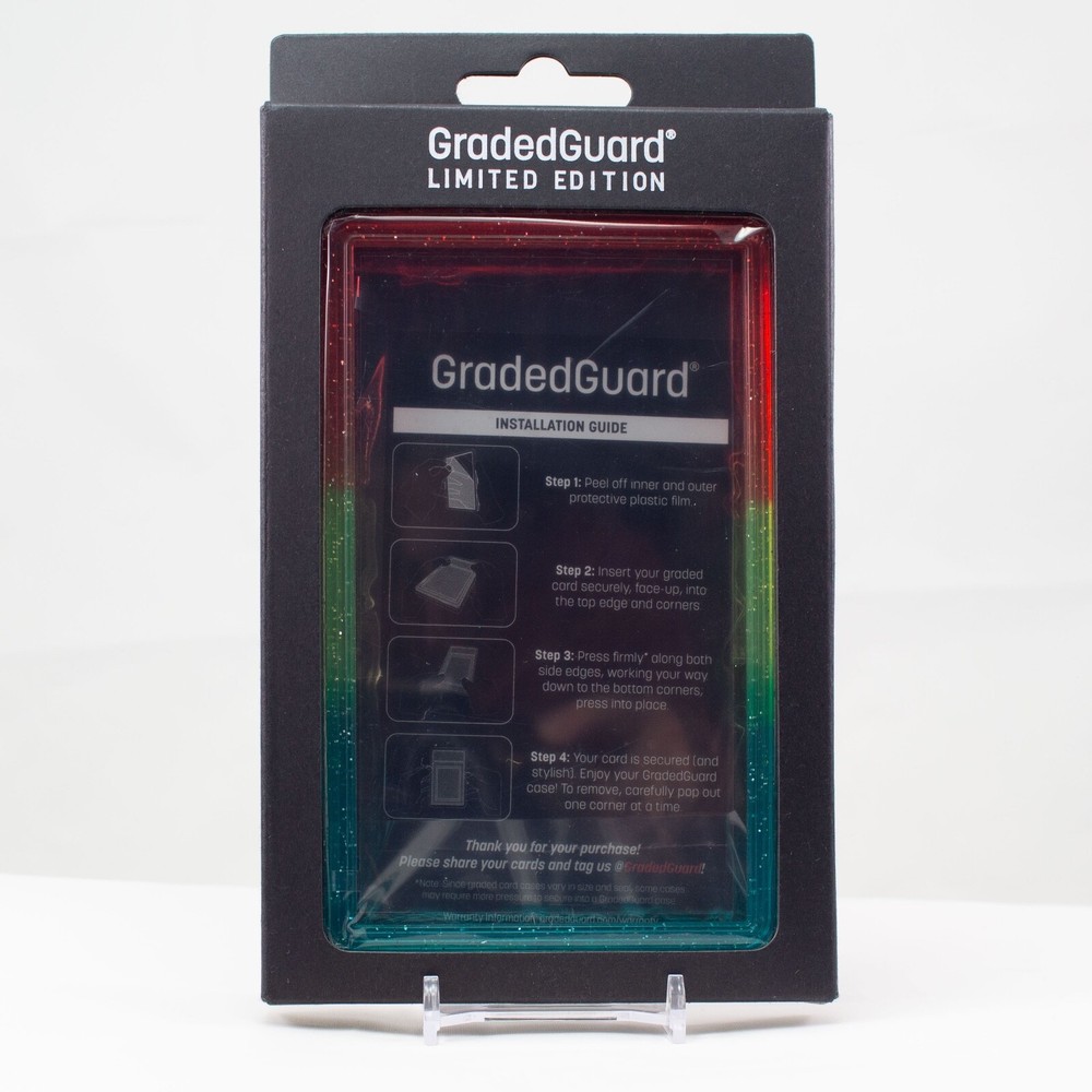 GradedGuard PSA Graded Card Case Guard Protector RAINBOW Limited Edition
