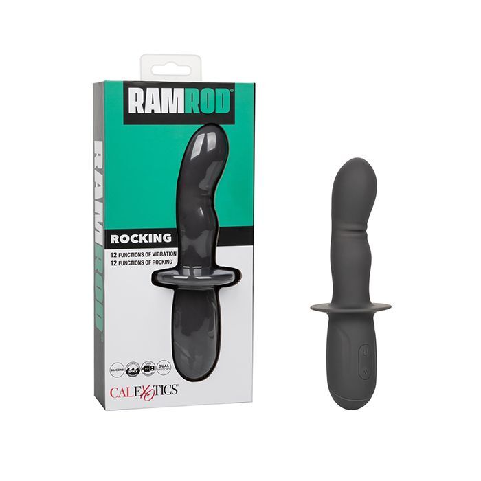 Ramrod Rocking Classic Rechargeable Dildo Gray