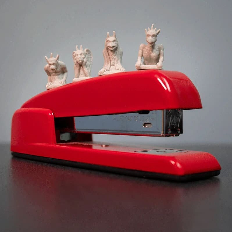 Mini Gargoyle Box Set, 4 Tiny Notre Dame Gargoyles