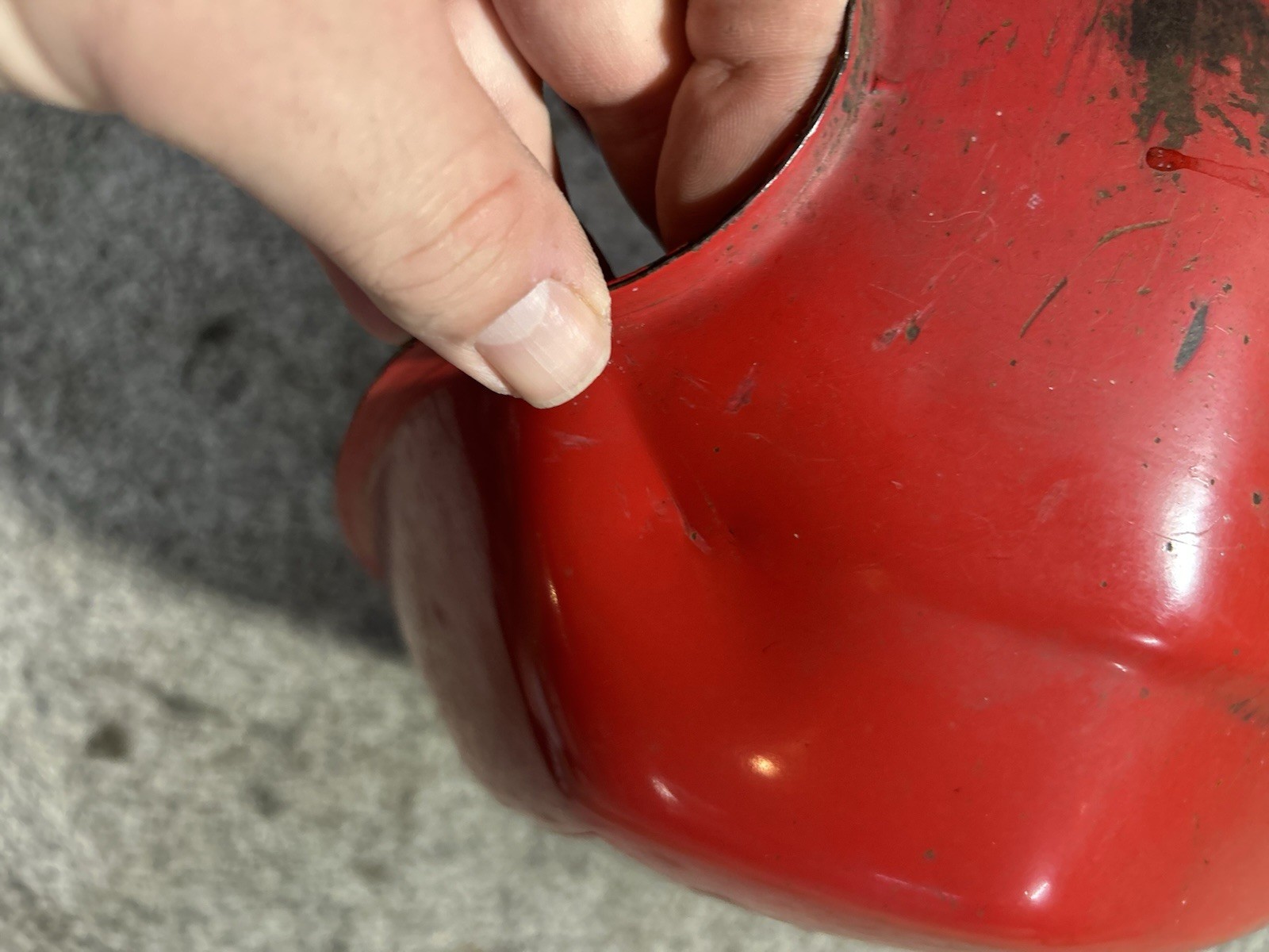 Honda Atc Big Red Oem Gas Fuel Tank 250es 1985 1986 86 85 87 250 Es Clean Inside