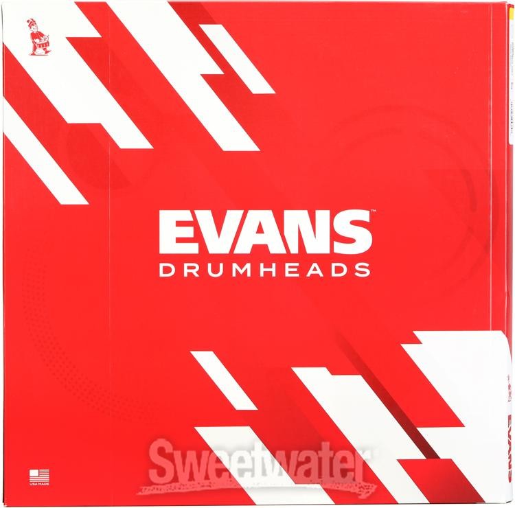 Evans Hybrid Grey Marching Drumhead - 13 inch