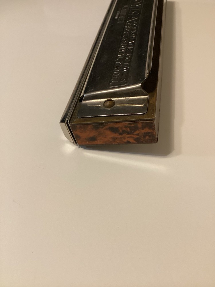 Hohner Chromonica 64 Vintage Harmonica Key of C, Missing Slider Button