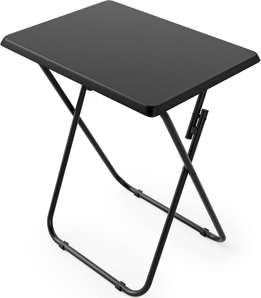 Folding TV Tray Table -Stable Tray Table with No Assembly Required,