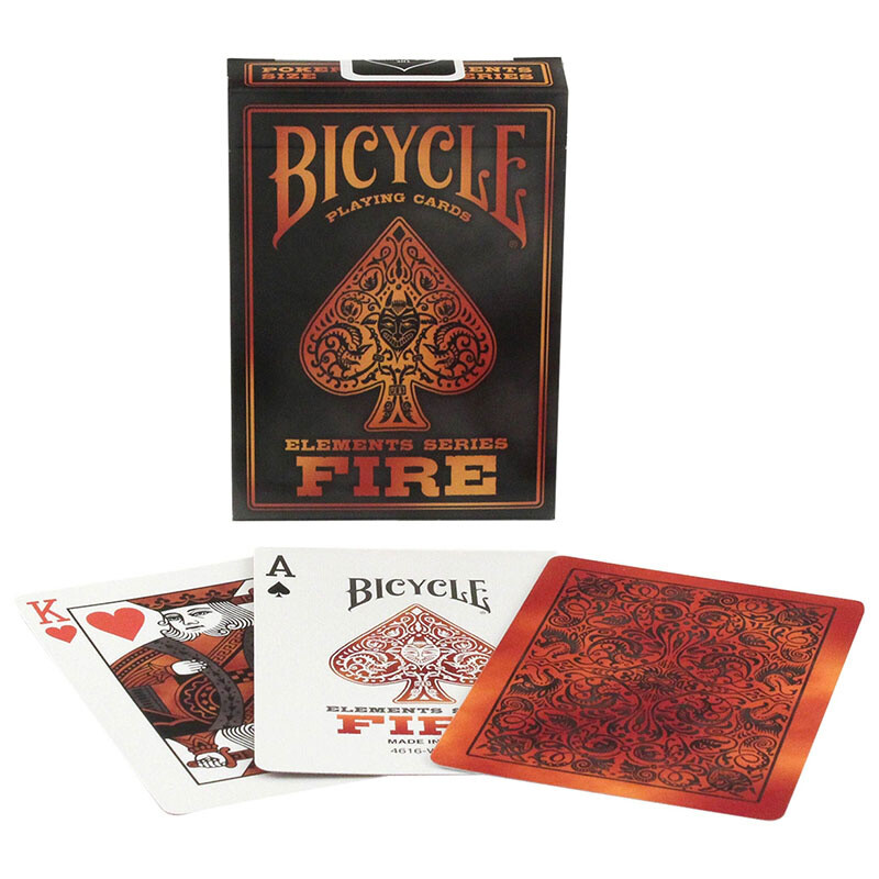 Bicycle® Elements Series: Fire Playing Card Deck, Single Deck, *NEW*