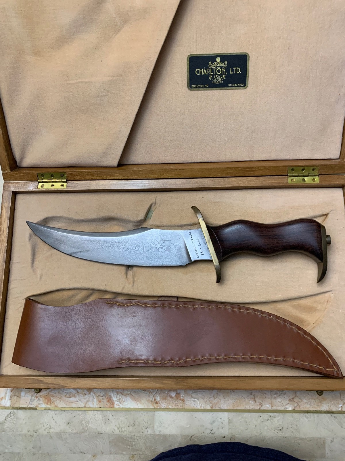 W.F. *BILL* Moran DAMASCUS Commemorative ST-23Handcrafted with finest materials