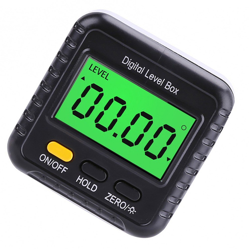Portable 4*90° Magnetic LCD Digital Level Box Bevel Angle Measuring Tools