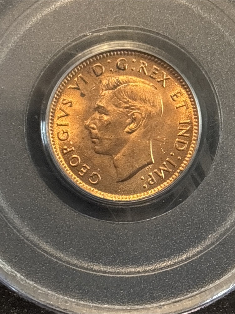 1940 Canada Penny Uncirculated Pcgs Ms64 Red Small Cent