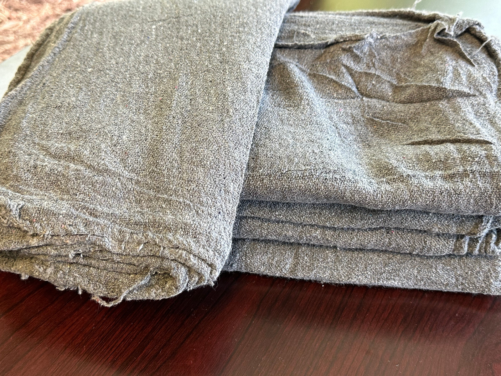 500 new great mechanics shop rags towels grey jumbo 13"X14"