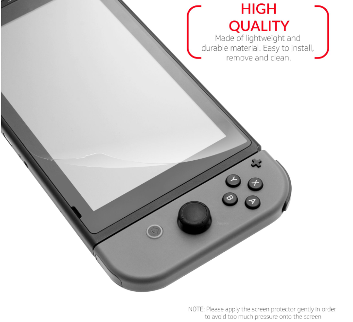 (2-PACK) For Nintendo Switch console Premium Tempered Glass Screen Protector