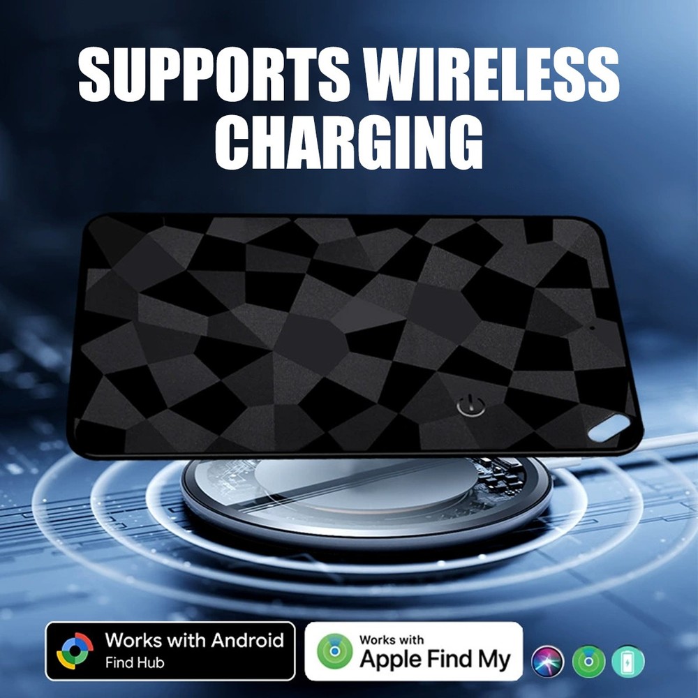 Smart Wallet Tracker Card Wireless GPS Finder for iPhone Find My App / Android -