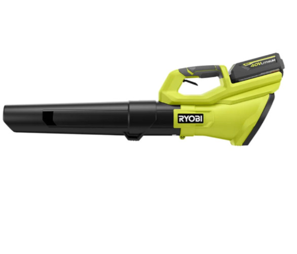 40 volt leaf blower and battery package