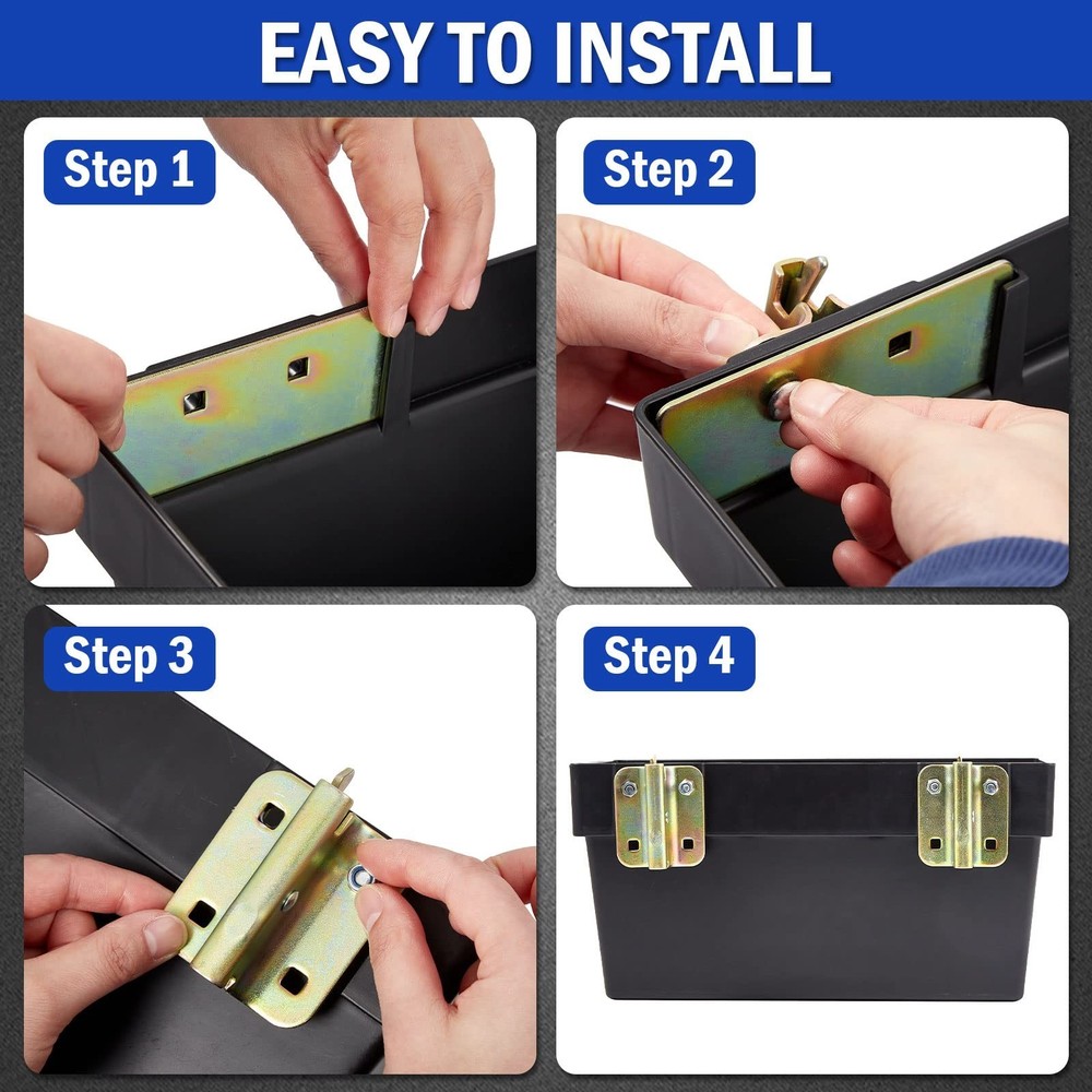 2 Pack E-Track Storage Bin for E-Track System E Track Accessories Storage Box...