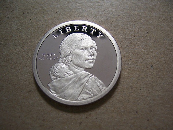 2020S proof Native American, Sacagawea dollar
