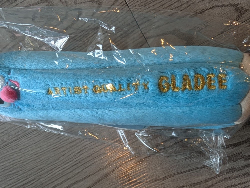 Gladly Gladee Blue Plush Pencil Case
