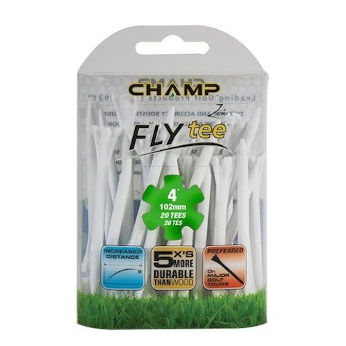 NEW Champ Fly Tee - 25 Count - White - 3-1/4"