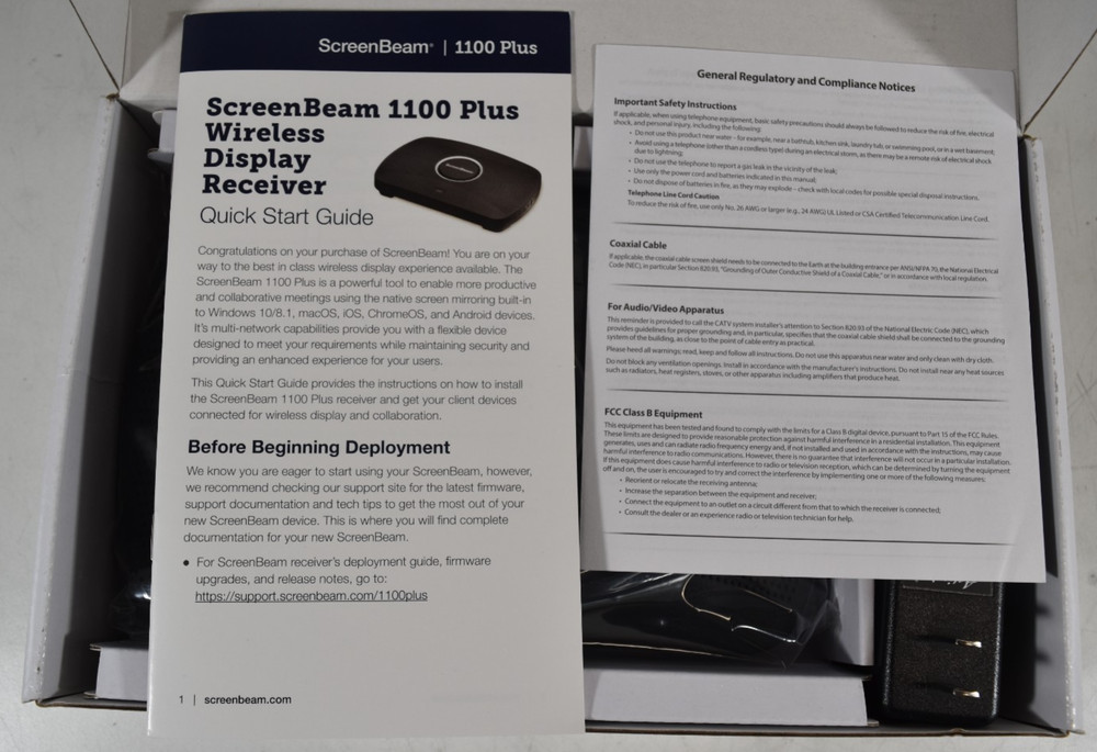 ScreenBeam 1100 Wireless Presentation & Display Receiver